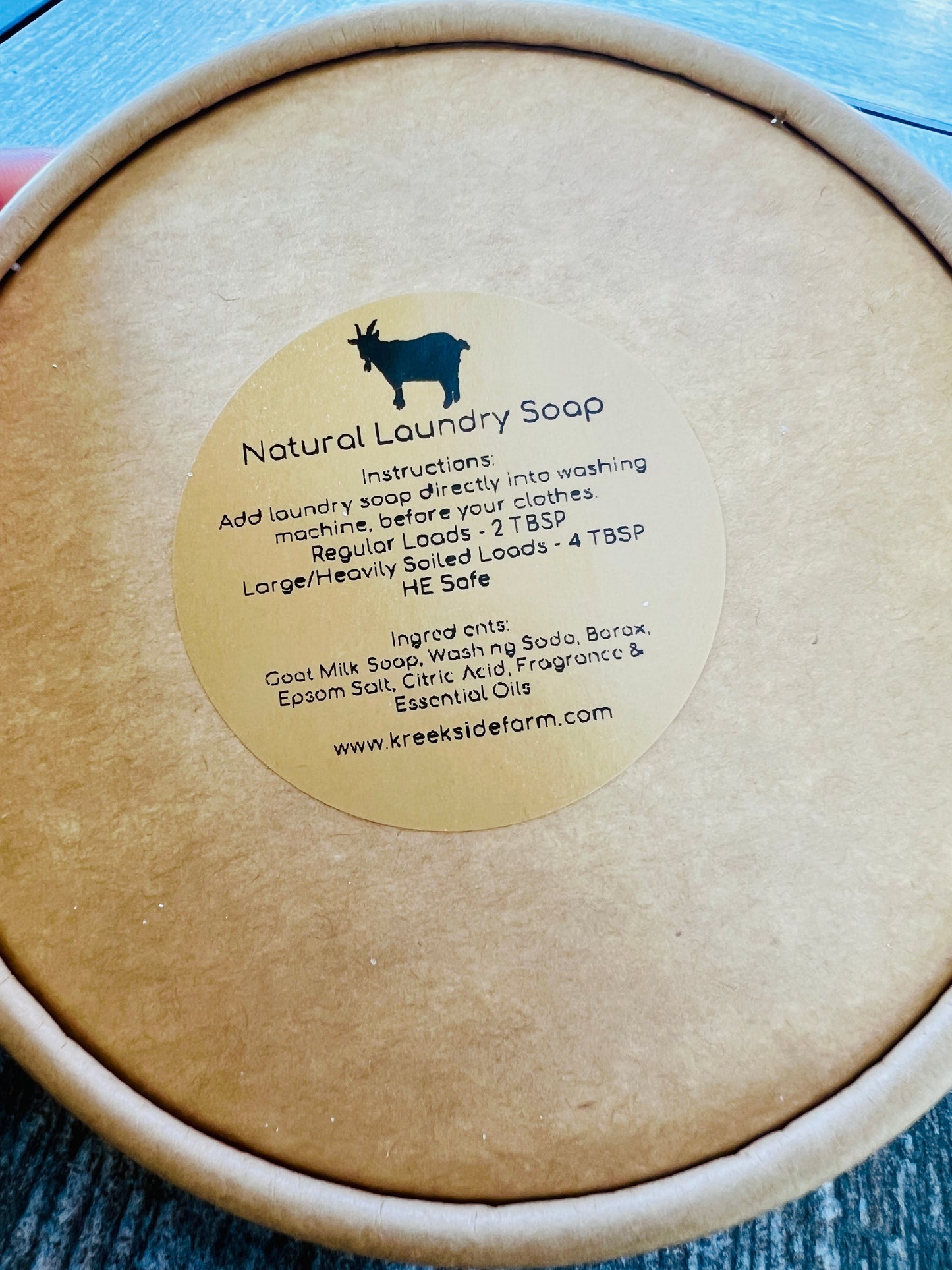 Natural Laundry Soap 30 oz.