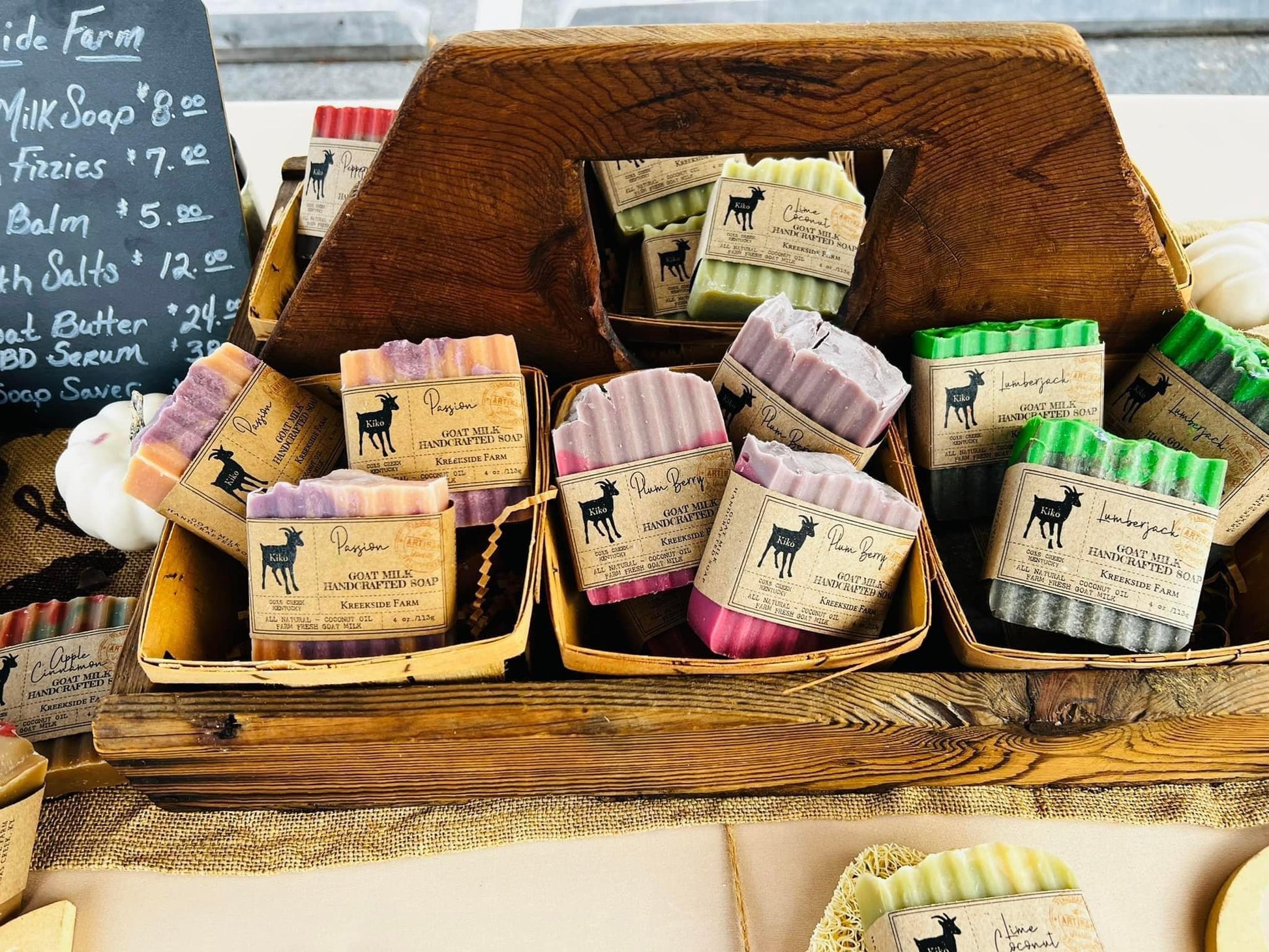 Handmade Goat Milk Soap - Kreekside Farm