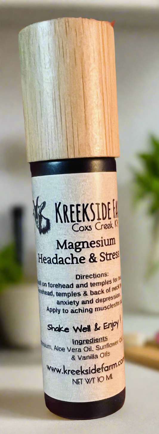 Magnesium Headache & Stress Roller Bottle