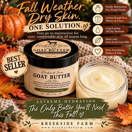 Goat Butter - Extreme Hydration Body Butter with Farm Fresh Goat Milk