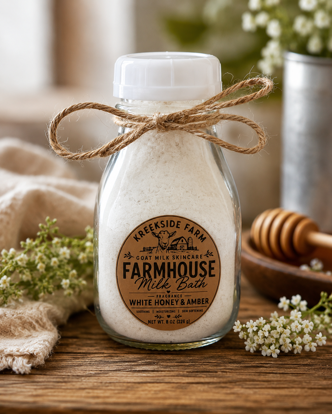 Farmhouse Milk Bath – White Honey & Amber