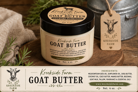 Goat Butter - Extreme Hydration Body Butter with Farm Fresh Goat Milk