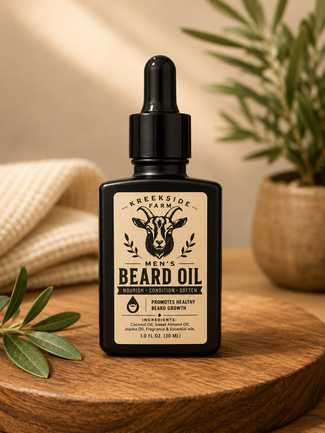 Men's Beard Oil – Sandalwood Vanilla
