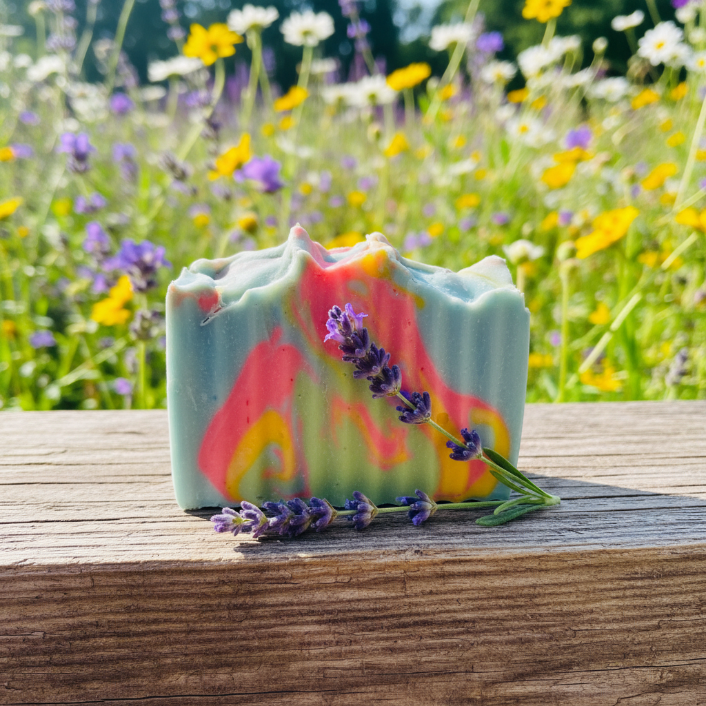 Goat Milk Soap Close-up