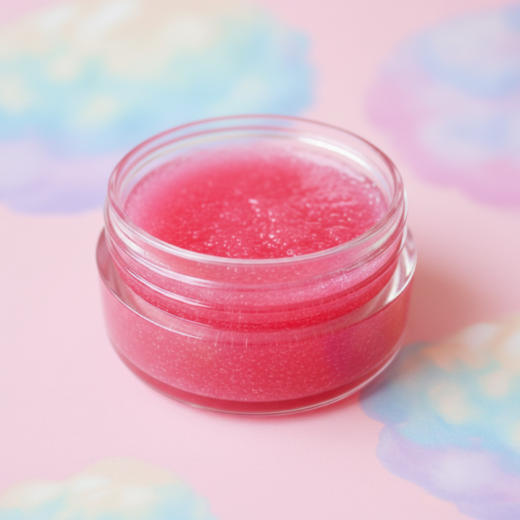 Cotton Candy Lip Scrub - Sweet Exfoliating Lip Treatment
